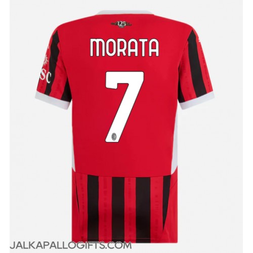 AC Milan Alvaro Morata #7 Kotipaita Naiset 2024-25 Lyhythihainen